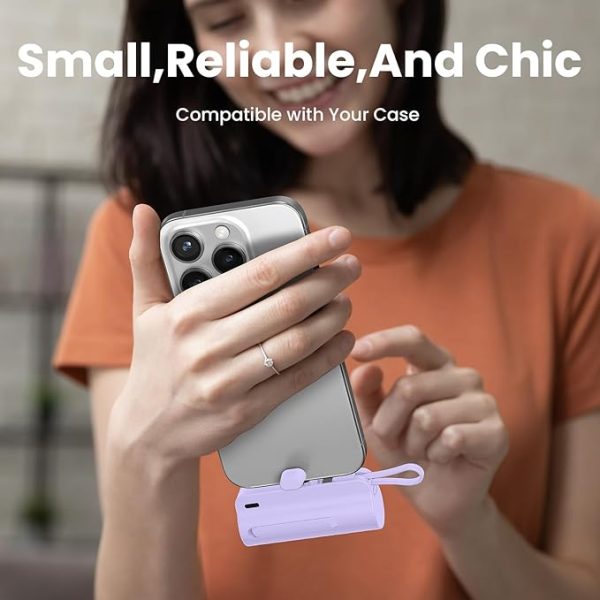 2 In 1 Portable Power Bank USB To Type C Cable For all mobile phone