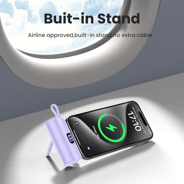 2 In 1 Portable Power Bank USB To Type C Cable For all mobile phone