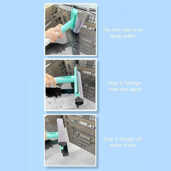 Multifunctional Glass Cleaning Brush Wiper