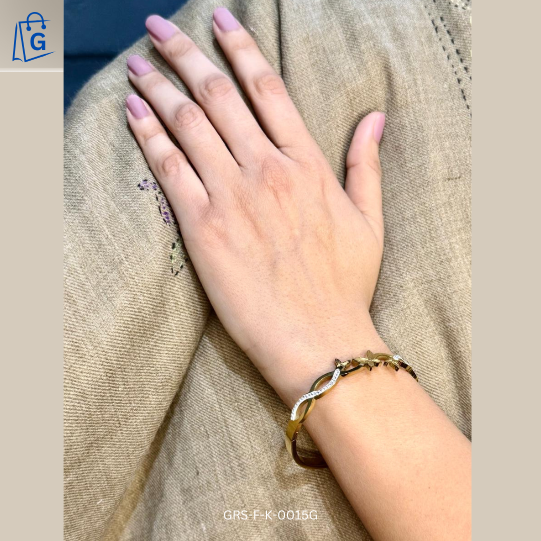 Butterfly Stainless Bangle (Premium Quality)