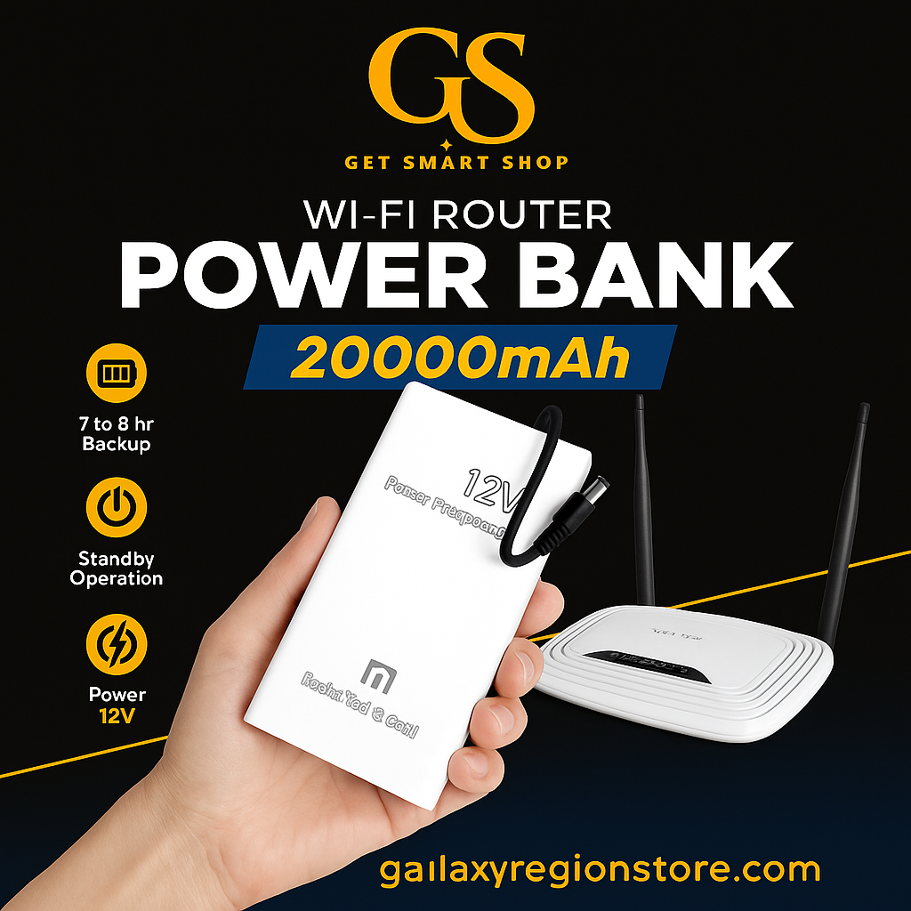 12V Wifi Router Power Bank with 8-10hrs Battery Time (Branded)