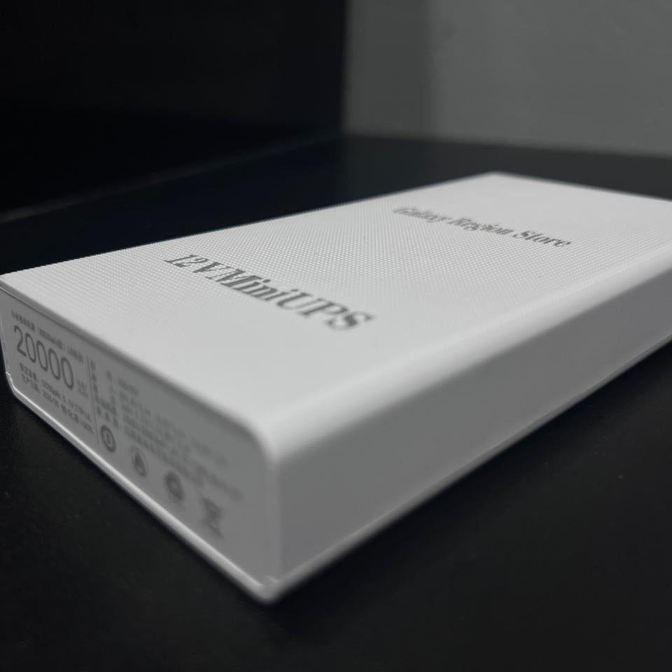 12V wifi router mini UPS 20000 mAH 5-6 hours battery backup