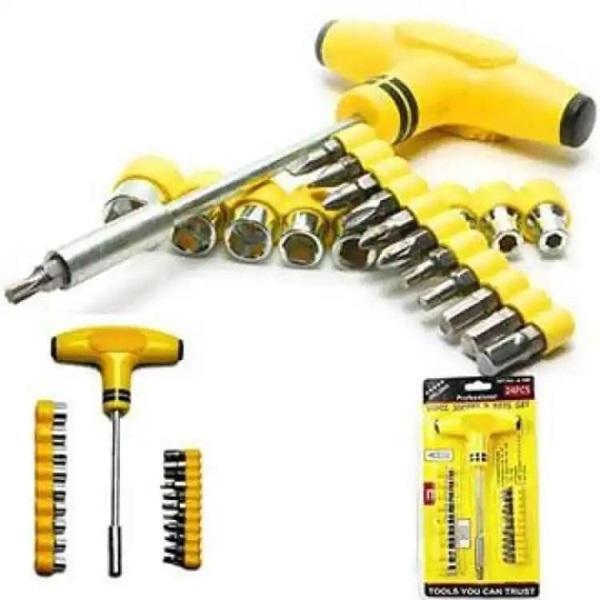24 Pcs Stainless Steel Screwdriver Set