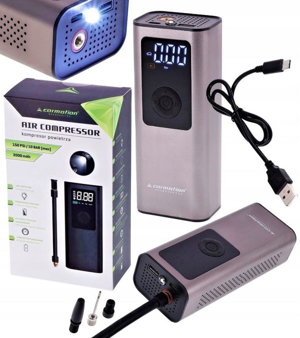 Wireless Electric Air Pump For Car & Bike Tires