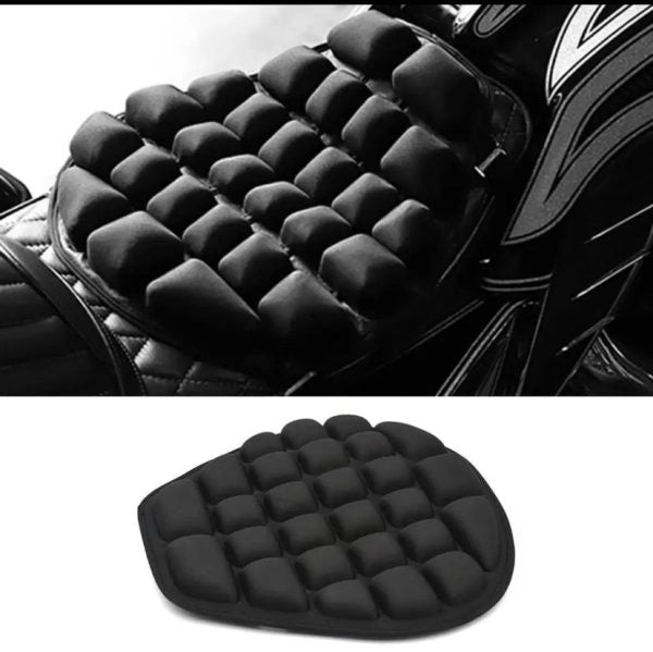 Motorcycle Seat Cushion, 3d Pressure Relief Design Breathable Motorcycle Air Seat Pad Shock Absorption Comfortable Motorcycle Seat Cushion For Long Rides ( Random Color )