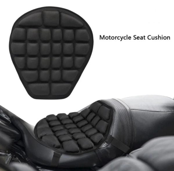 Motorcycle Seat Cushion, 3d Pressure Relief Design Breathable Motorcycle Air Seat Pad Shock Absorption Comfortable Motorcycle Seat Cushion For Long Rides ( Random Color )