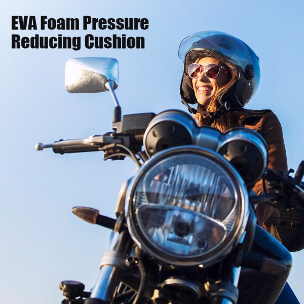 Motorcycle Seat Cushion, 3d Pressure Relief Design Breathable Motorcycle Air Seat Pad Shock Absorption Comfortable Motorcycle Seat Cushion For Long Rides ( Random Color )