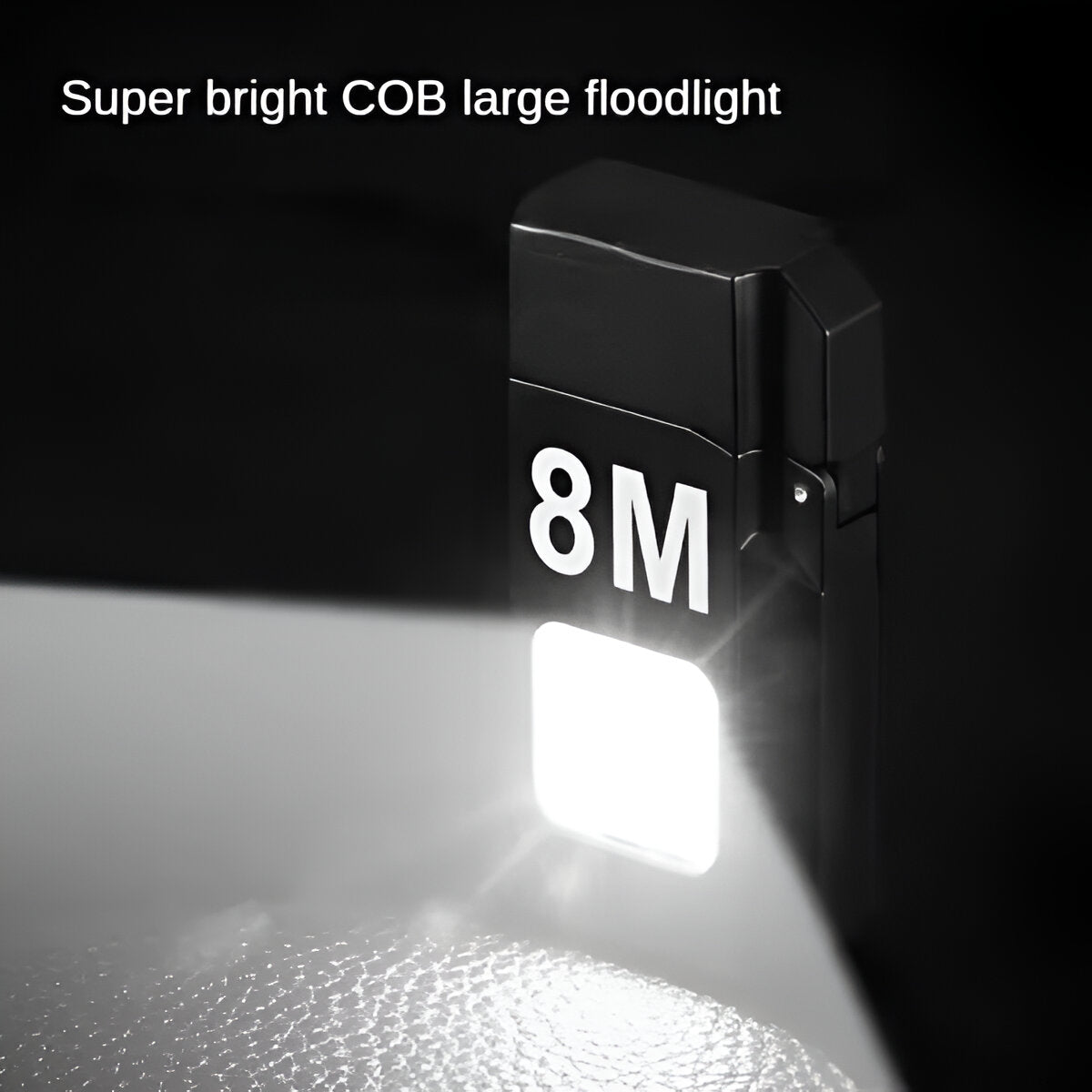Dh-001 Cob Led Flashlight With Lighters (Premium Quality)
