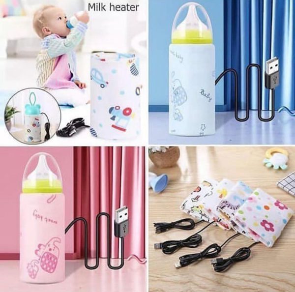 Portable USB Feeder Warmer Pouch Shaped Easy To Carry(random Design )