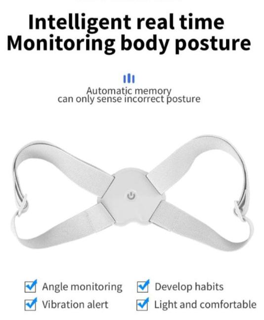 Posture Corrector With Counting Function, Prevent Humpback, Relieve Back Pain For Kids/women/men.