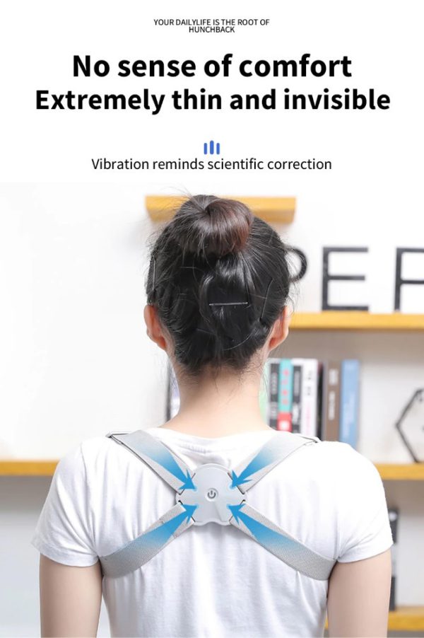 Posture Corrector With Counting Function, Prevent Humpback, Relieve Back Pain For Kids/women/men.